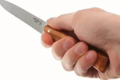 Couteau de table Opinel Bon Appétit Bois n°125 lame 11cm en inox manche en olivier