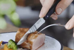 Couteau de table Opinel Bon Appétit Pro n°125 lame 11cm en inox manche noir