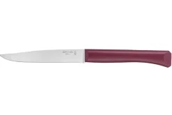 Couteau de table Opinel Bon Appétit + lame 11cm en inox manche en polymère grenat