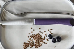 Couteau de table Opinel Bon Appétit + lame 11cm en inox manche en polymère violet