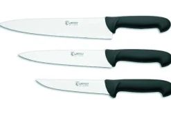 Couteau de tour/chef Jero Ecoline manche surmoulé noir 15cm