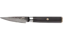 Couteau d'office 9cm Fukito Ébène Damas VG10