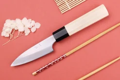 Couteau d'office 9cm japonais artisanal Naoki Mazaki WS2 poli
