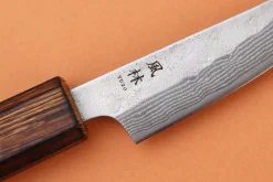 Couteau d'office 8cm japonais artisanal Yuzo Enju Damas 440C
