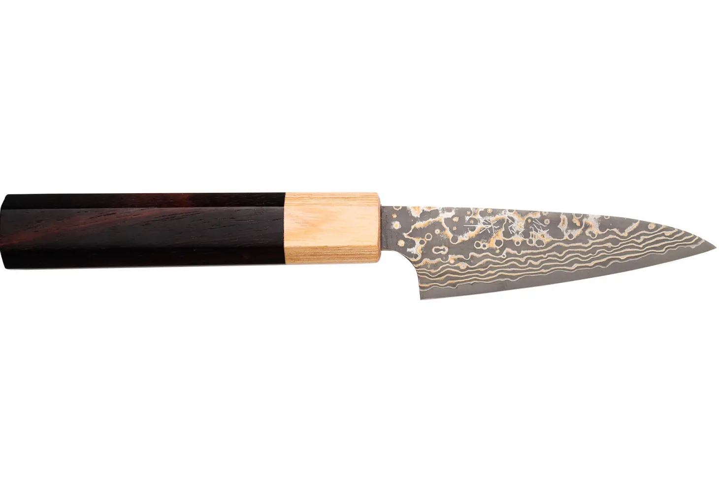 Couteau d'office 9cm japonais artisanal Takeshi Saji VG10 Gold