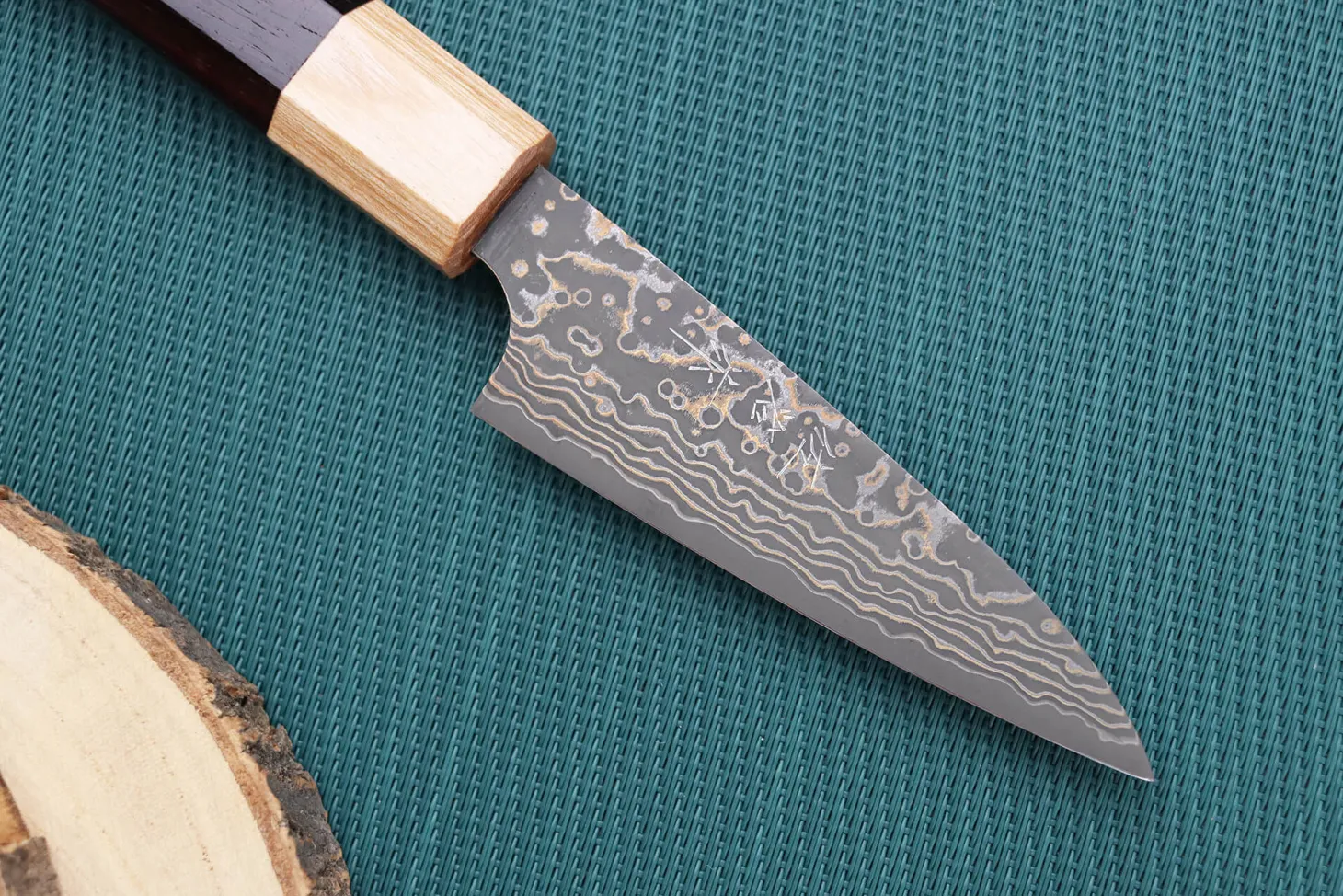 Couteau d'office 9cm japonais artisanal Takeshi Saji VG10 Gold
