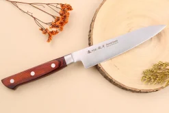 Couteau d'office 13,5cm japonais Satake Cutlery Brown Pakkawood