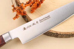 Couteau d'office 13,5cm japonais Satake Cutlery Brown Pakkawood