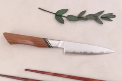 Couteau d'office 9cm Ryda Knives A-30 San Maï et manche en noyer