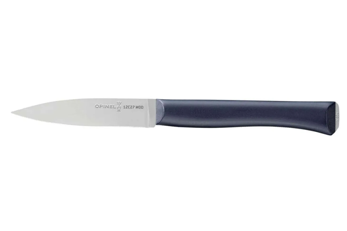 Couteau d'office Intempora Opinel n°225 lame 8cm manche bleu marine