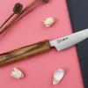 Couteau d'office japonais artisanal Wusaki Migaki G3 8cm