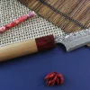 Couteau d'office japonais artisanal Yoshimi Kato 8,5cm VG10 Nickel Damascus cerisier
