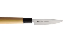 Couteau d'office japonais Chroma Haiku 10cm manche Honoki