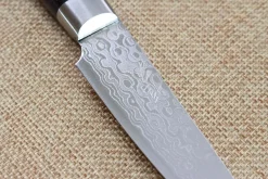Couteau d'office japonais Tsunehisa VG10 Damascus 45 couches 7.5cm