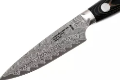 Couteau d'office japonais Zwilling Kramer Euro Stainless 9cm damassé manche en micarta