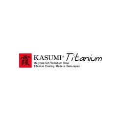 Couteau d'office Kasumi Titanium bleu lame 8cm