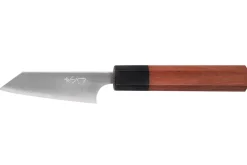 Couteau d'office kiritsuke japonais artisanal Shibata Koutetsu R2 8cm