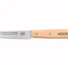 Couteau d'office Nogent Classic manche en hêtre lame crantée 9cm