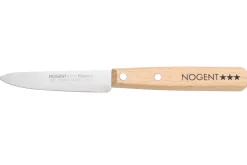 Couteau d'office Nogent Classic manche en hêtre lame lisse 9cm