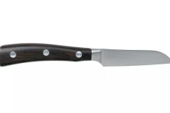 Couteau d'office Wüsthof Ikon forgé 8cm lame droite en bois de grenadille