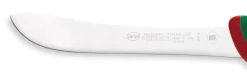 Couteau à dépouiller professionnel SANELLI Premana lame 18cm manche vert