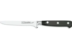 Couteau à désosser 3 Claveles Forgé acier inox 13cm