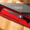 Couteau à désosser 15cm Fukito Ébène Damas martelé