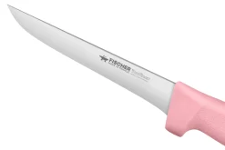 Couteau à désosser Fischer Creative Chef 14cm manche surmoulé rose