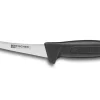 Couteau à désosser professionnel Fischer HACCP lame courbée rigide 13cm manche noir