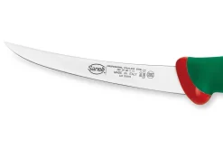 Couteau à désosser professionnel Sanelli Premana lame renversée 15cm manche vert