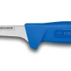 Couteau à désosser professionnel Fischer HACCP lame usée 11cm manche bleu