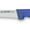 Couteau à désosser semi flexible 14cm Fischer SWE-STEEL dos droit manche ultra confort