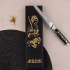 Couteau à désosser Wusaki Sakin Damas 10Cr 15cm manche en fibre de carbone et feuille d'or