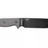 Couteau Esee 6 ESEE-6P-B lame acier carbone noir 16,5cm manche micarta gris + étui