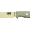 Couteau Esee 4 ESEE-4P-DT lame acier carbone désert 11,6cm manche micarta gris + étui