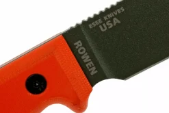 Couteau Esee 3 ESEE-3P-OD lame acier carbone vert 8,8cm manche G10 orange + étui
