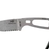 Couteau Esee Imlay ESEE-IMLAY-OR lame semi-dentée 6,2cm manche ajouré inox + étui orange