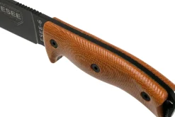 Couteau Esee 6 6PB-011 lame carbone 16,5cm manche G10/micarta marron + étui