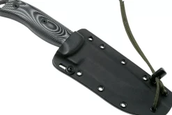 Couteau Esee 5 5PB-002 lame carbone 13,2cm manche G10 gris/noir + étui