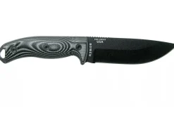 Couteau Esee 5 5PB-002 lame carbone 13,2cm manche G10 gris/noir + étui