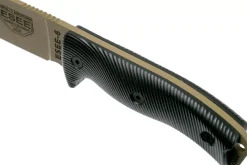 Couteau Esee 6 6PDE-001 lame acier carbone 16,5cm manche G10 noir + étui