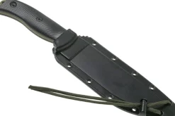 Couteau Esee 6 6PDE-001 lame acier carbone 16,5cm manche G10 noir + étui