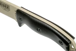 Couteau Esee 5 5PDT-004 lame carbone 13,2cm manche G10 noir/rouge + étui