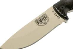 Couteau Esee 5 5PDT-004 lame carbone 13,2cm manche G10 noir/rouge + étui