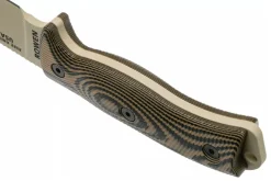 Couteau Esee 6 6PDT-005 lame carbone 16,5cm manche G10 Coyote et noir + étui