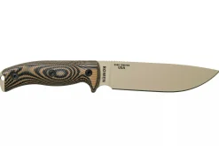 Couteau Esee 6 6PDT-005 lame carbone 16,5cm manche G10 Coyote et noir + étui