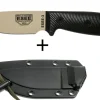 Couteau Esee 3 3PMDT-004 lame acier carbone 8,8cm manche G10 noir et rouge + étui