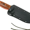Couteau Esee 5 5POR-006 lame acier carbone orange 13,2cm manche G10 noir/orange + étui