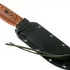 Couteau Esee 6 6POR-006 lame acier carbone 16,5cm manche G10 orange/noir + étui