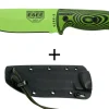 Couteau Esee 5 5PVG-007 lame carbone 13,2cm manche G10 vert et noir + étui